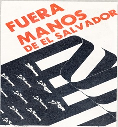 Imagen: afiche del Comité Mexicano de Solidaridad con el Pueblo Salvadoreño, digitalizado por Luis Rodríguez.