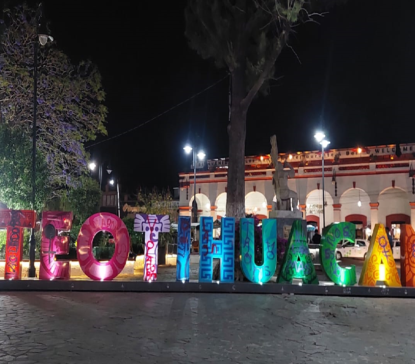 Imagen: cabecera municipal de Teotihuacán, julio de 2024. Foto de Héctor Miguel Hernández. 